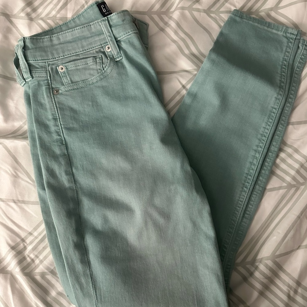 Light teal GAP denim